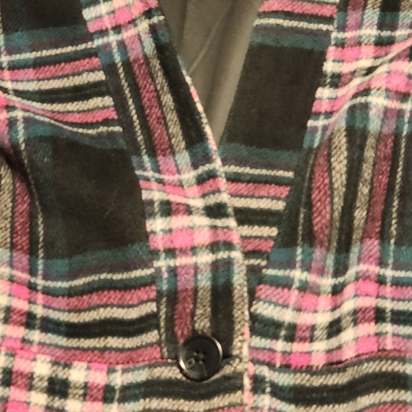 Torrid plaid peacoat plus size - Picture 4 of 5